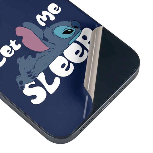 Disney Lilo and Stitch Let Me Sleep iPhone 14 Skin